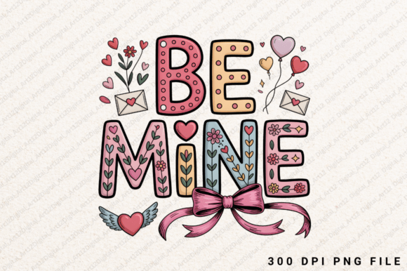 Be Mine PNG: Valentine's Day Design for Impactful Graphics