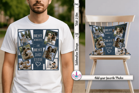 Best Dad Design: A Heartfelt Personalized T-Shirt Template