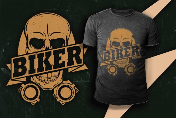 Biker - Bike Lover T-Shirt Design: A Graphic Asset for Modern Creators