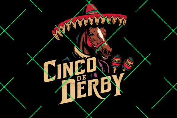 Cinco De Derby: A Fusion Graphic for Vibrant Branding