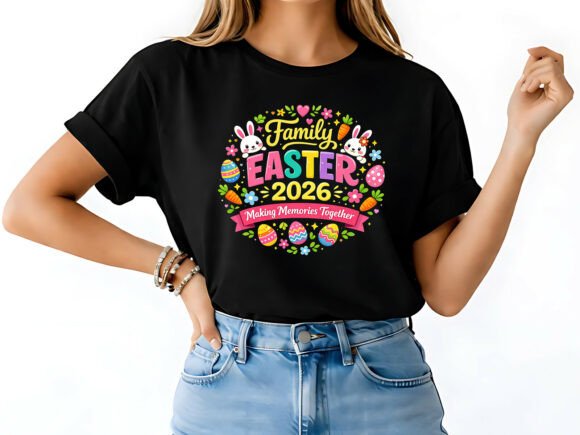 Family Easter 2026 T-Shirt Design: A Graphic Designer's Asset