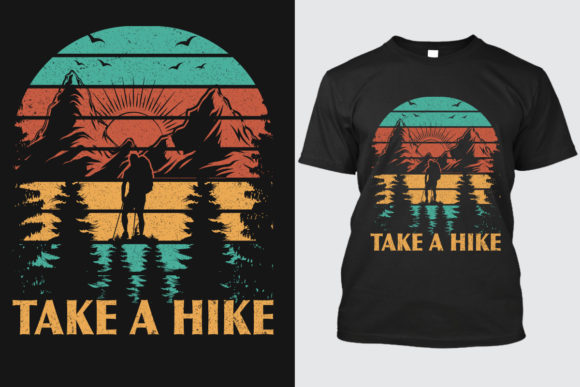 Hiking T-shirt Design 14: Elevate Your Outdoor Branding
