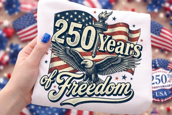 Honoring a Milestone: The 250th Anniversary Patriotic Eagle Design