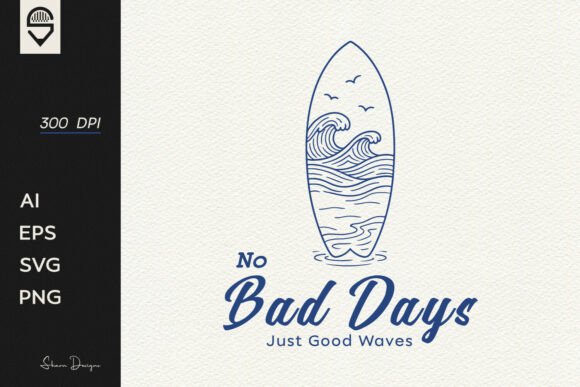 Minimalist Surfboard Ocean Design: A Clean Visual for Modern Brands
