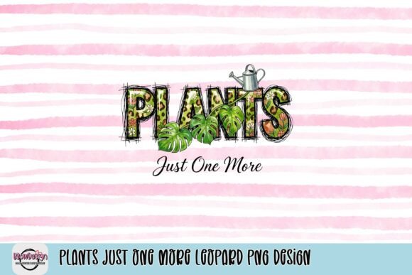 Plants Just One More Leopard PNG Design