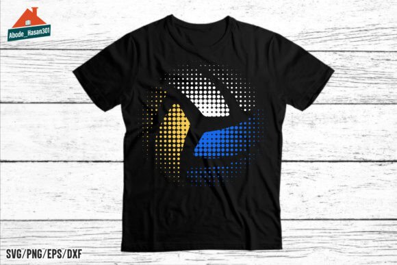 Retro Halftone Volleyball T-shirt Design: A Timeless Graphic Asset