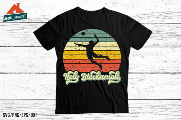 Unleash Creativity with the Holy Blockamole Volleyball Tshirt Design