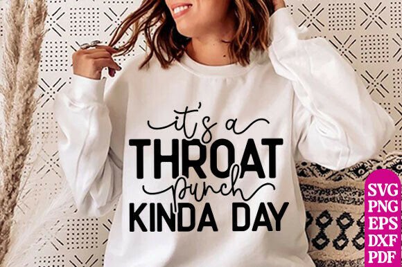 Unleash Your Edge: The Funny Sarcastic SVG Design, Throat Punch Collection
